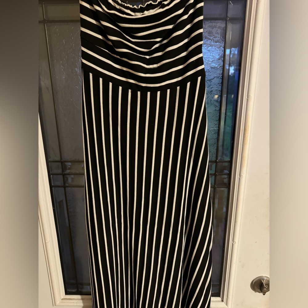 Strapless/Tube top Maxi dress